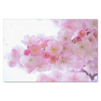 Japanese Cherry Blossoms Tissue Paper by Wonderful12345 at Zazzle