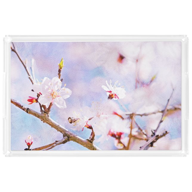 Japanese Cherry - Sakura In Bloom Acrylic Tray (Front)