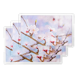 Japanese Cherry - Sakura In Bloom Acrylic Tray
