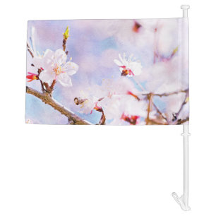 Japanese Cherry - Sakura In Bloom Car Flag