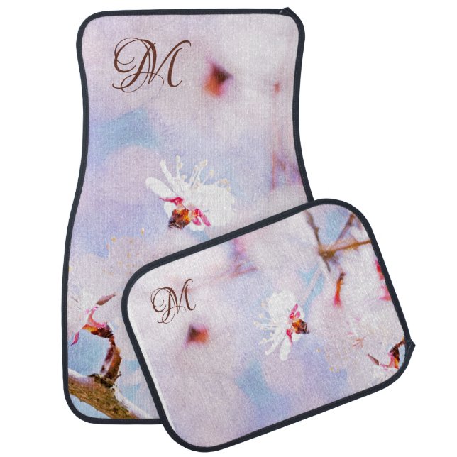 Japanese Cherry - Sakura In Bloom Car Floor Mat (Set)