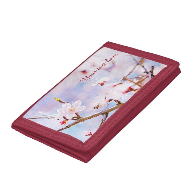 Japanese Cherry - Sakura In Bloom Trifold Wallet (Bottom)