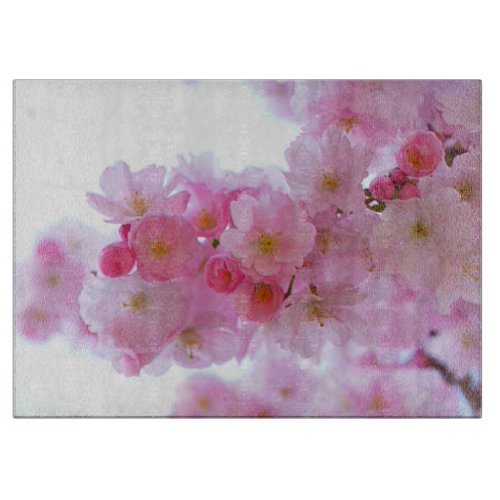 Japanese Cherry Tree Flower Cutting Board