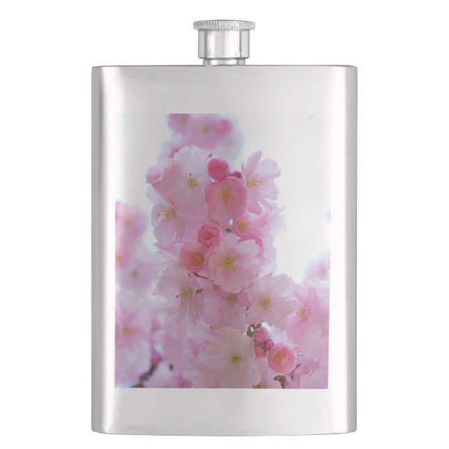 Japanese Cherry Tree Flower Flask (Front)