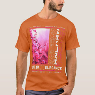 Japanese Cherrys Blossoms Sakuras Tree Art Springs T-Shirt