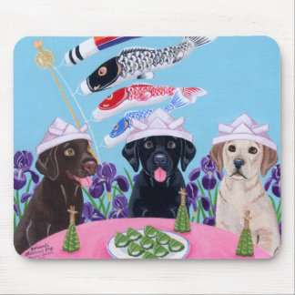 Japanese Children's Day Labradors Mouse Pad