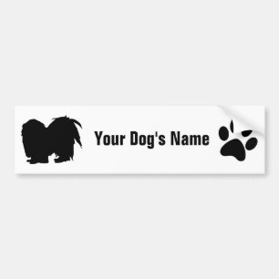 Japanese Chin チン Bumper Sticker
