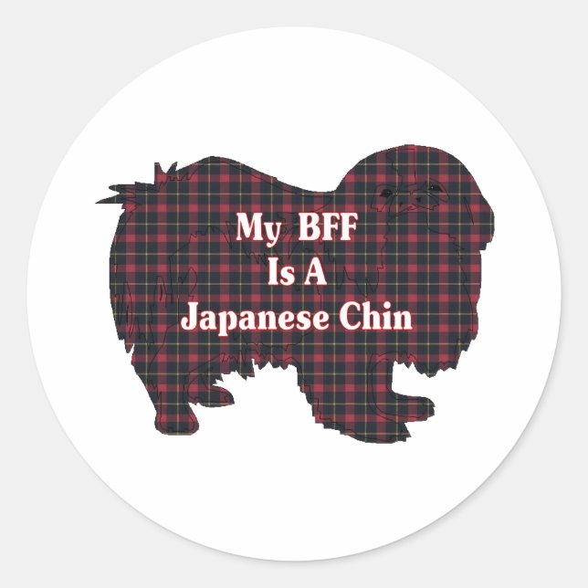 Japanese Chin BFF Sticker (Front)