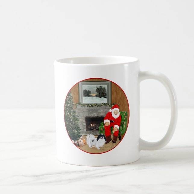 Japanese Chin Christmas Coffee Mug (Right)