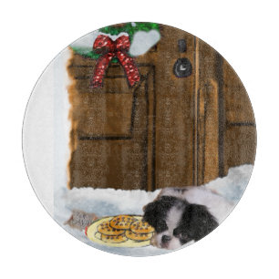 Japanese Chin Christmas Cutting Board