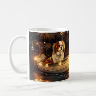 Japanese Chin Christmas Festive Voyage Coffee Mug