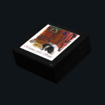 Japanese Chin Christmas Gifts Keepsake Box<br><div class="desc">Oh so cute! This Japanese Chin waits on the porch with cookies for Santa. Part of our exclusive 'I Believe' series. Wonderful gifts and cards,  apparel,  and ornaments for Japanese Chin lovers</div>