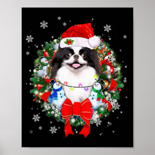 Japanese Chin Christmas Wreath Decoration Xmas Paj