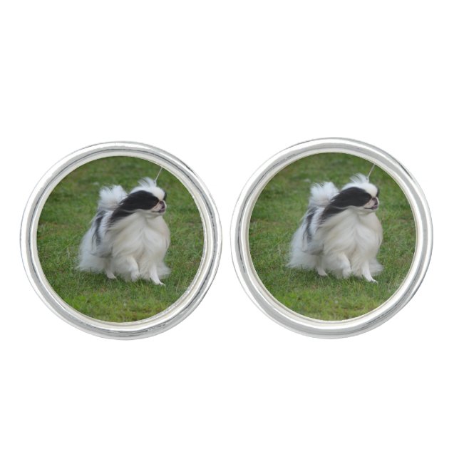 Japanese Chin Cufflinks (Front)