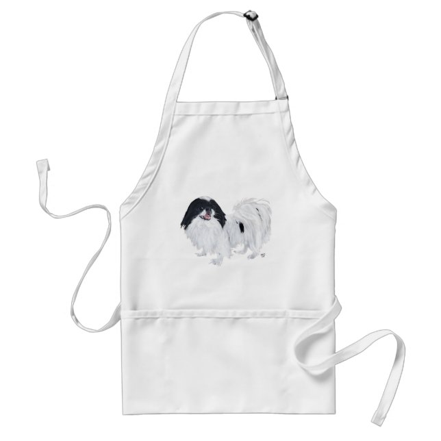 Japanese Chin Dog Adult Apron (Front)