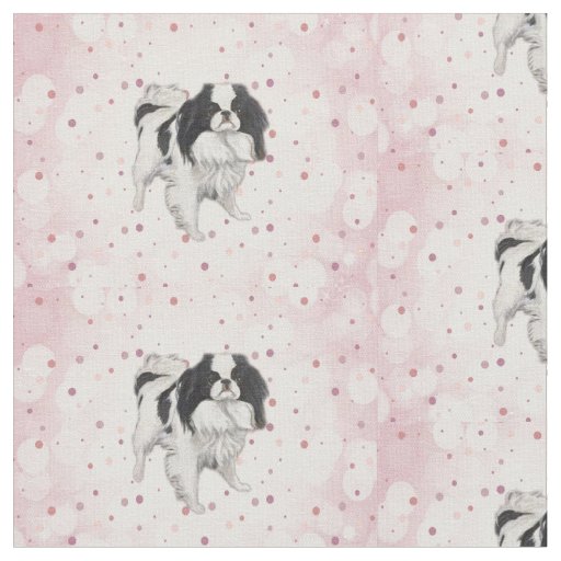 Japanese Chin Dog Art Fabric