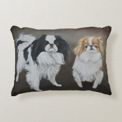 Japanese Chin Dog Art Pillow