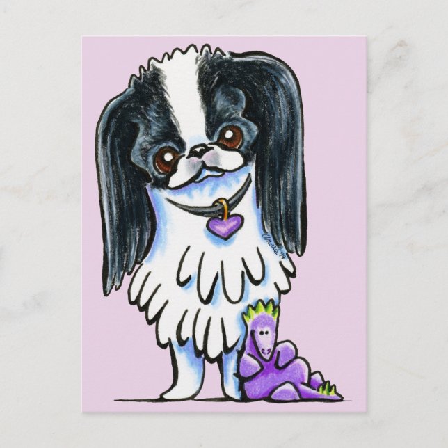 Japanese Chin Dragon Postcard (Front)