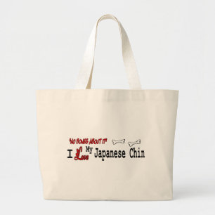 Japanese Chin Gifts Large Tote Bag