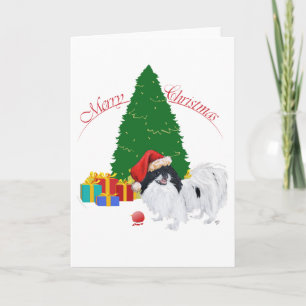 Japanese Chin Merry Christmas Holiday Card