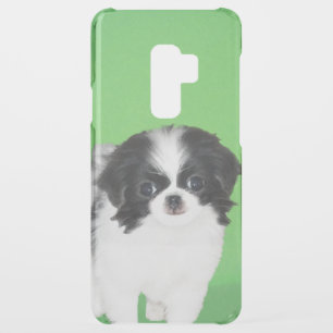 Japanese Chin Puppy Painting - Original Dog Art Uncommon Samsung Galaxy S9 Plus Case