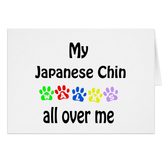 Japanese Chin Walks Design (Front Horizontal)