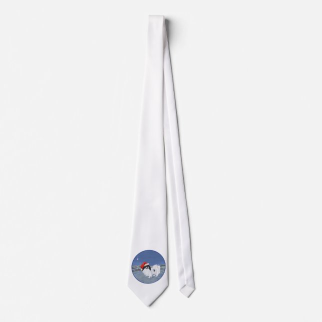 Japanese Chin Winter Night Tie (Front)
