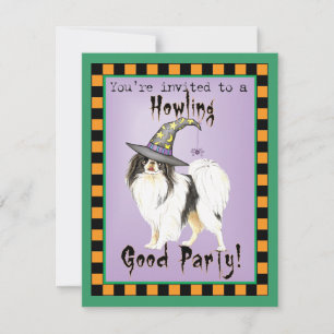 Japanese Chin Witch Invitation