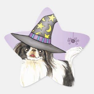 Japanese Chin Witch Star Sticker