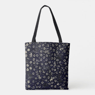 Japanese Chiyogami Tote Bag | Taisho Era Bamboo &