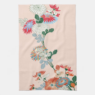 Japanese Chrysanthemum Kitchen Towel