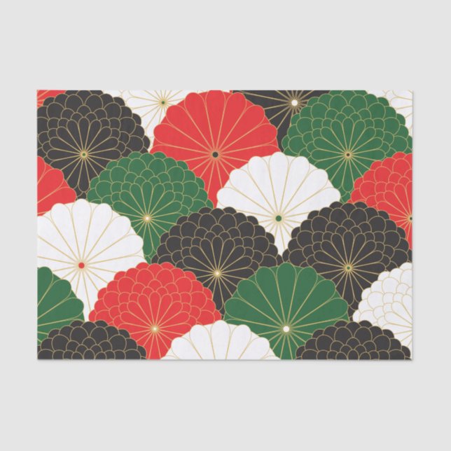 Japanese Chrysanthemum Tissue Paper (Front)