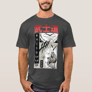 Japanese Comic Aesthetic Anime Samurai Manga Samur T-Shirt