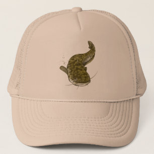 Japanese common catfish trucker hat