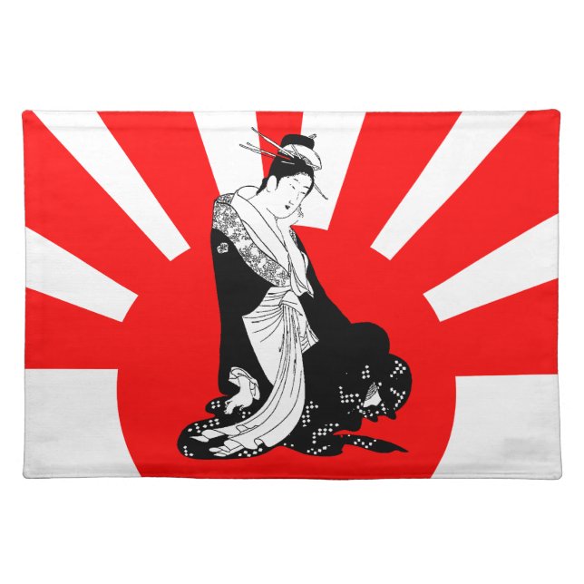 Japanese Contemplation Cloth Placemat (Front)