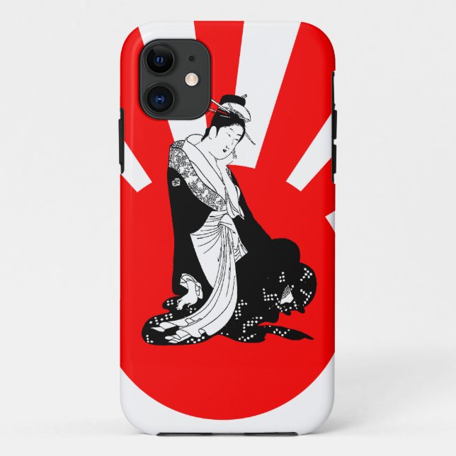 Japanese Contemplation Thinking of You Case-Mate iPhone Case (Back)