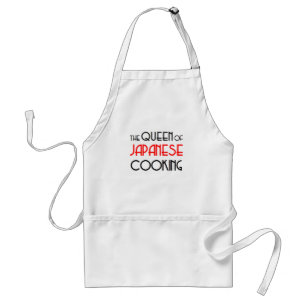 japanese cooking queen adult apron