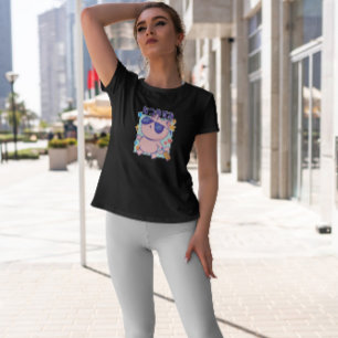 Japanese Cool Traveling Cat T-Shirt