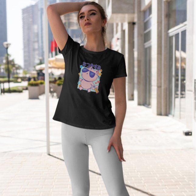 Japanese Cool Traveling Cat T-Shirt (Creator Uploaded)