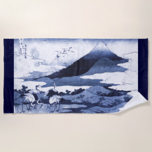 Japanese Crane Beach Towel