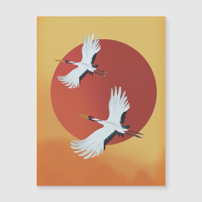 Japanese Crane birds (Front)