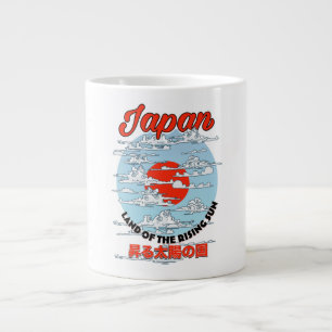 Japanese Crane birds Giant Coffee Mug