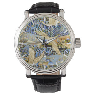 Japanese Crane Custom Watch