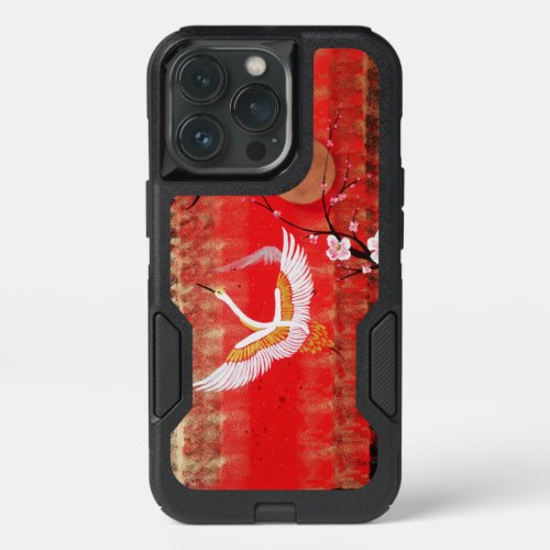 Japanese crane Japan sakura iPhone 13 Pro Cases