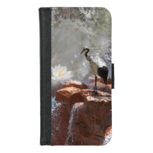 Japanese Crane “Longevity” iPhone 8/7 Wallet Case