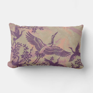 Japanese Cranes Decorative Throw Pillow