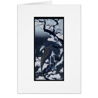 Japanese Cranes painting c. 1832-33 Cards