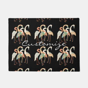 Japanese Cranes Thunder_Cove Doormat