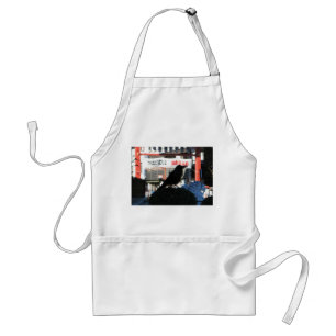 Japanese Crow Adult Apron