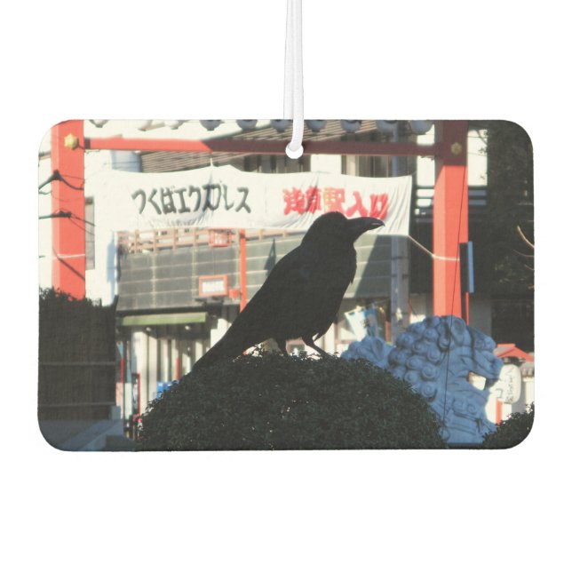 Japanese Crow Air Freshener (Front)